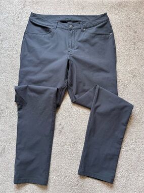Mens Lululemon 5 Pocket ABC Pants Warpstreme Size 32x31 Slim Fit Dark Grey